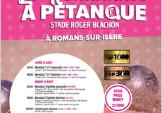 Concours de pétanque Officiel Féminin - Romans-sur-Isère
