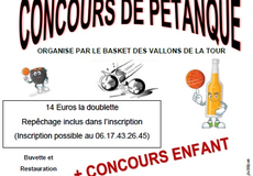 Concours de pétanque Ouvert à tous - Saint-Jean-de-Soudain