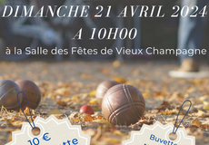 Concours de pétanque Ouvert à tous - Vieux-Champagne