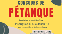 Concours en Doublette le 18 mai 2024 - Boëssé-le-Sec - 72400