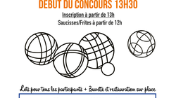 Concours en Doublette le 25 mai 2024 - Le Plessis-Grammoire - 49124