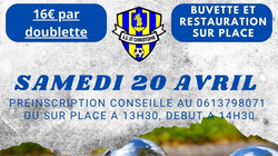 Concours en Doublette le 20 avril 2024 - Saint-Christophe - 17220