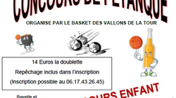 Concours en Doublette le 9 mai 2024 - Saint-Jean-de-Soudain - 38110