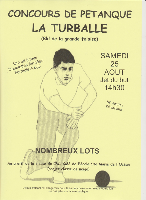 Concours de pétanque en Doublette - La Turballe