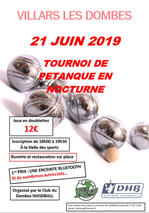 Concours de pétanque en Doublette Mixte - Villars-les-Dombes
