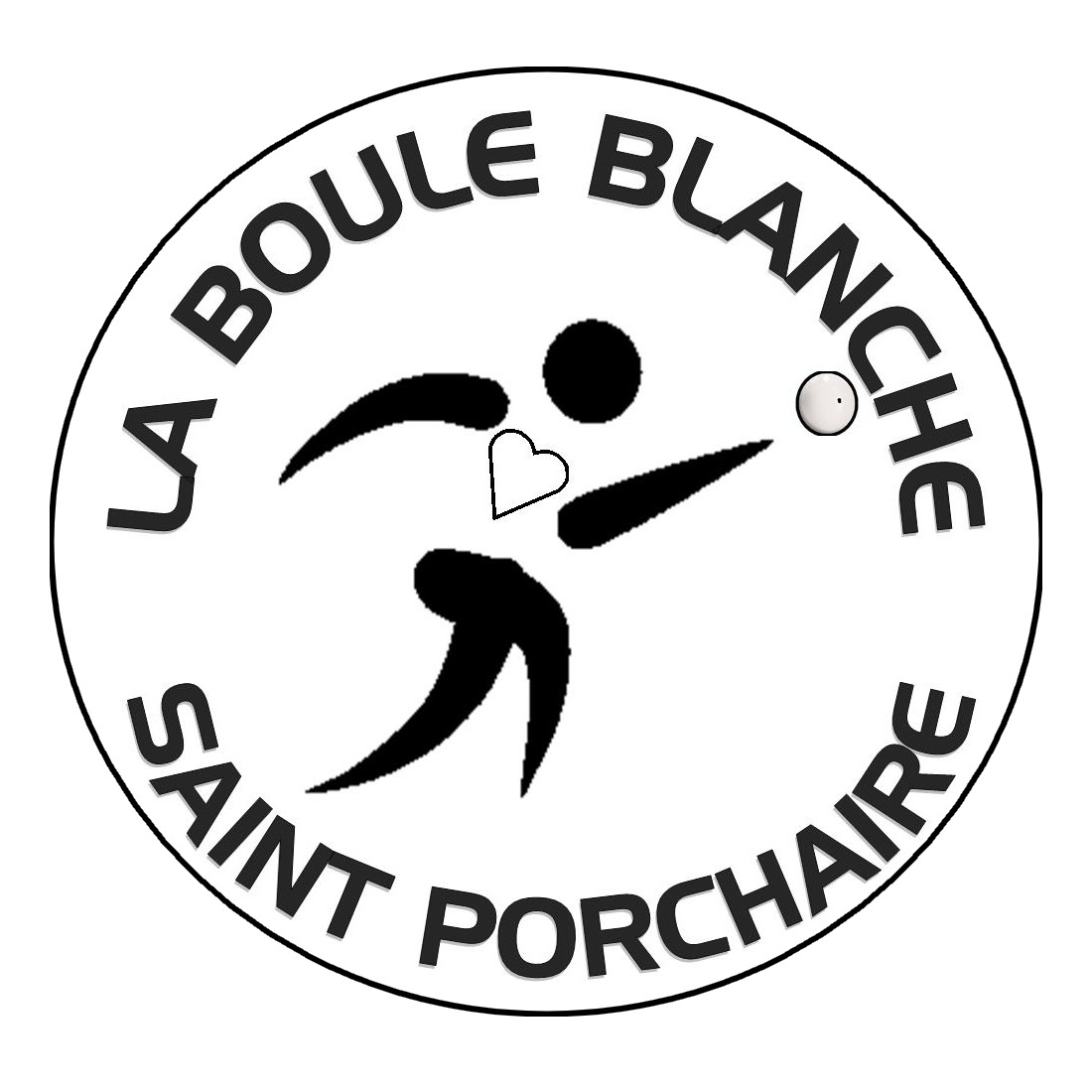 Logo du club de pétanque LA BOULE BLANCHE - club à Saint-Porchaire - 17250