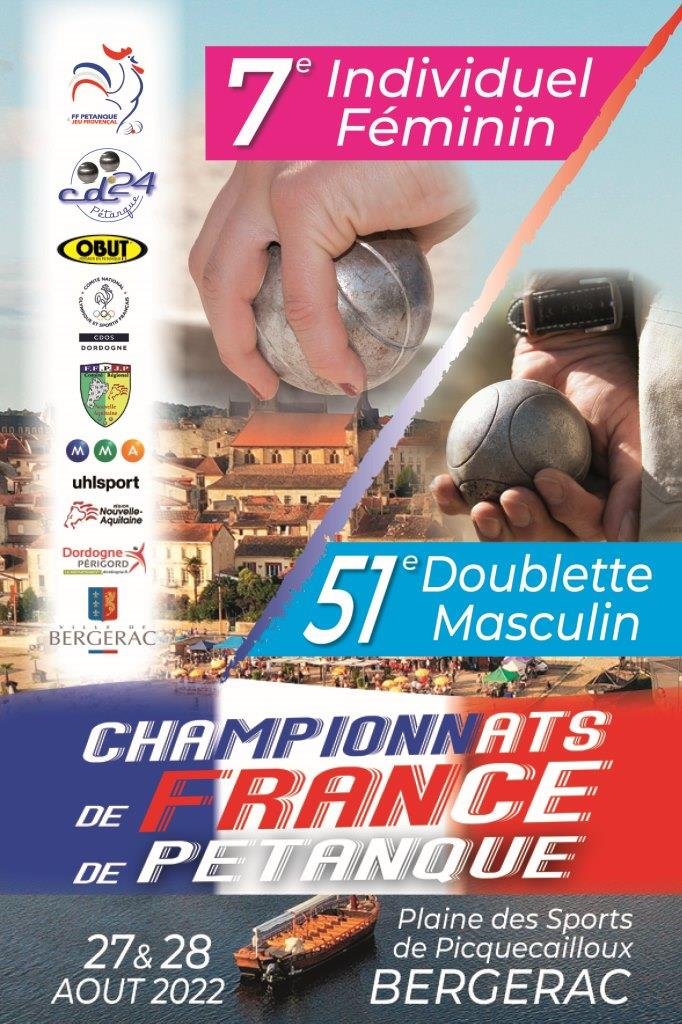 Championnat de France de pétanque Tête-à-Tête Féminin 2022 - Actualité Pétanque Génération