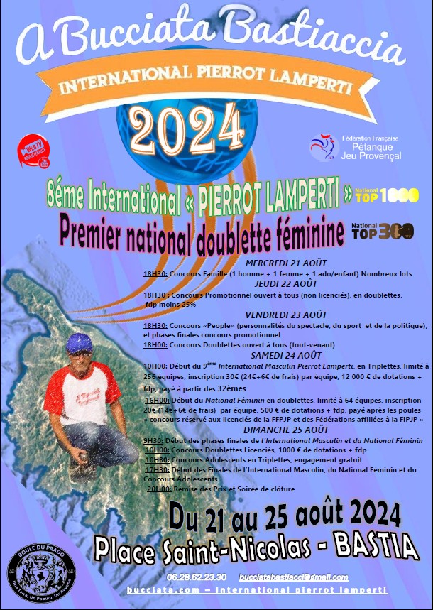 Concours de pétanque Officiel Féminin - bastia