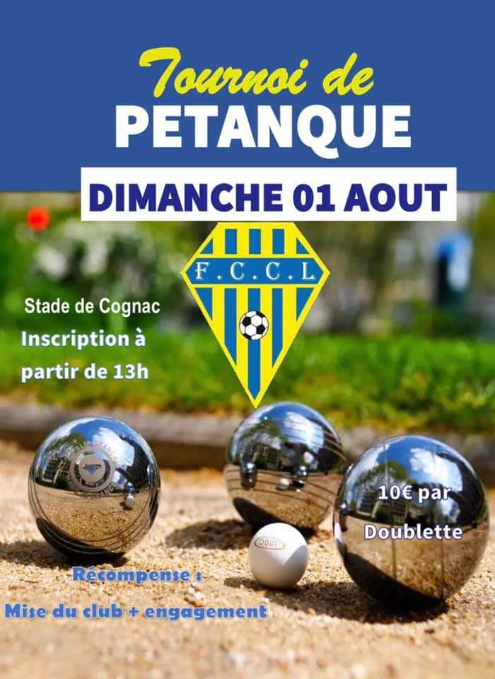 Concours De Pétanque Ouvert à Tous En Lot-et-garonne Concours de pétanque Ouvert à tous - Cognac-la-Forêt - 01 août 2021