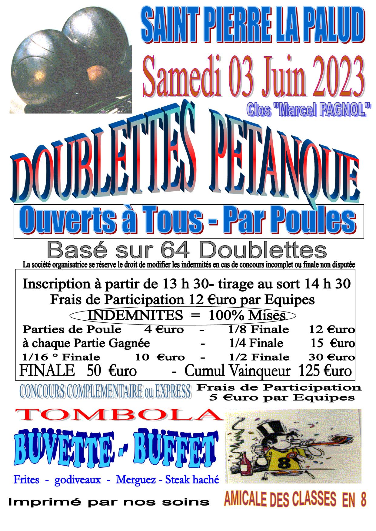 Concours De P Tanque Ouvert Tous Saint Pierre La Palud Juin