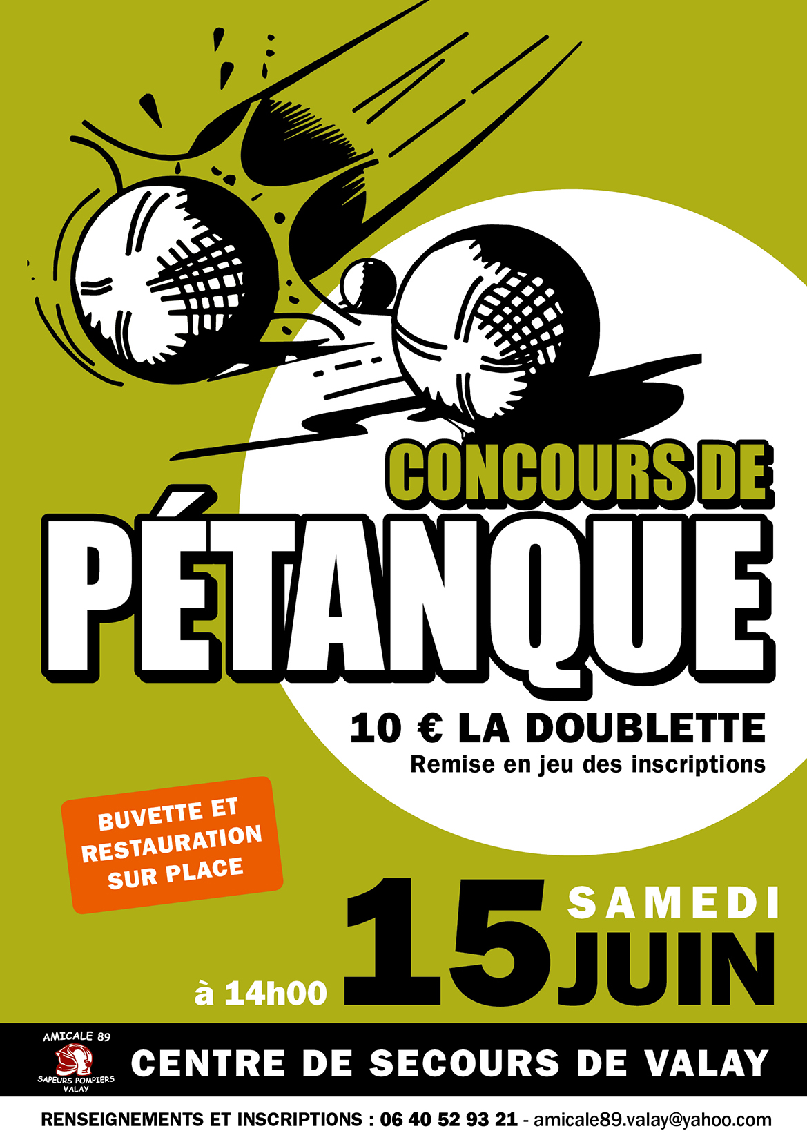 Concours De Pétanque Ouvert à Tous En Lot-et-garonne Concours de pétanque Ouvert à tous - Valay - 15 juin 2019 - Doublette