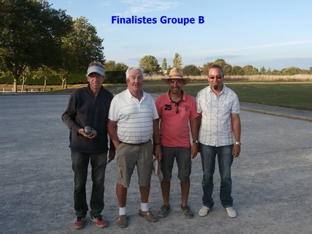 Concours ouvert à tous du 06 Août 2015 - Résultat du club de pétanque Pétanque du Pays Guérandais