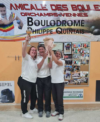 Ludivine Billamboz - Milieu - Joueur de pétanque - Membre Pétanque Génération