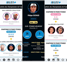 Nouveau sur l'App Bouliste+ ! Résultat des Championnats de France - Actualité - Petanque Generation