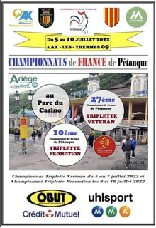 Championnat de France Triplette Vétéran 2022 - Actualité - Petanque Generation