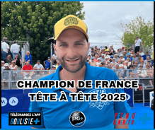 Cyril BEGON est Champion de France Individuel Masculin 2025 - Actualité - Petanque Generation