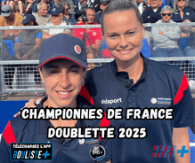 La doublette Peyrot Maillard Championne de France en féminin - Actualité - Petanque Generation