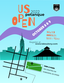 US OPEN pétanque 2022 - 8 et 9 Octobre à New York - Actualité - Petanque Generation