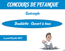 Vos affiches de concours en ligne !  - Actualité - Petanque Generation