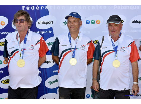 Championnat de France 2024 Triplette Vétéran - Résultats - Actualité petanque generation