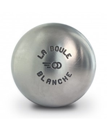 Boule de pétanque La boule blanche Inox Lisse