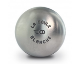 Boule de pétanque La boule blanche Inox Lisse - Demi-Tendre - Inox