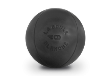 Boule de pétanque - La boule blanche Carbone Striée