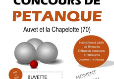 Concours de pétanque Ouvert à tous - Auvet-et-la-Chapelotte