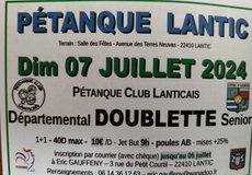 Concours de pétanque Officiel - Lantic