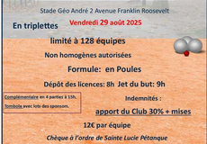 Concours de pétanque Ouvert à tous vétéran - Le Grand-Quevilly