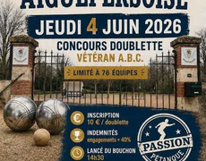 Concours en Doublette le 4 juin 2026 - AIGUEPERSE