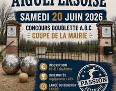 Concours de pétanque Officiel - AIGUEPERSE