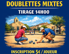 Concours en Doublette Mixte le 21 mars 2026 - Alleins - 13980