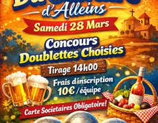 Concours en Doublette le 28 mars 2026 - Alleins - 13980