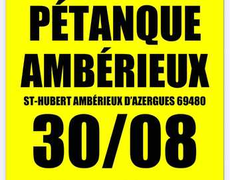Concours en Doublette le 30 août 2025 - Ambérieux - 69480
