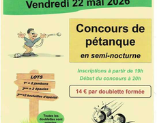 Concours de pétanque Ouvert à tous - Ambierle