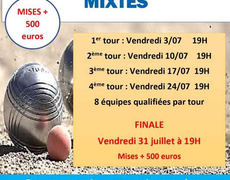 Concours de pétanque Officiel - AMICALE PETANQUE ILLOISE