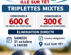 Concours de pétanque Officiel - AMICALE PETANQUE ILLOISE