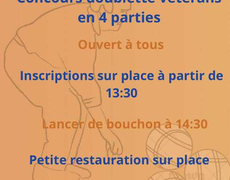 Concours en Doublette le 4 février 2026 - Amnéville - 57360