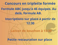 Concours de pétanque Ouvert à tous - Amnéville