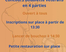 Concours de pétanque Ouvert à tous vétéran - Amnéville
