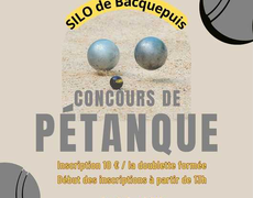 Concours de pétanque Ouvert à tous - Bacquepuis
