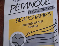 Concours en Doublette le 13 septembre 2025 - Beauchamps - 50320