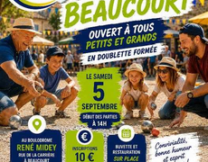 Concours en Doublette le 5 septembre 2026 - Beaucourt - 90500