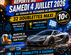 Concours en Doublette le 4 juillet 2026 - Belleneuve - 21310