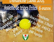 Concours en Doublette le 3 août 2025 - Belval - 50210