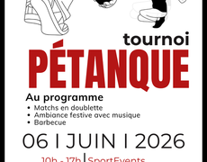Concours en Doublette le 6 juin 2026 - Bolbec - 76210