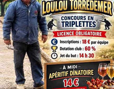 Concours de pétanque Officiel - BOMPAS
