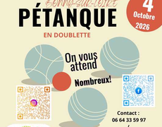 Concours en Doublette le 4 octobre 2026 - Bonny-sur-Loire - 45420
