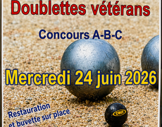 Concours de pétanque Officiel Vétéran - BORT L'ETANG